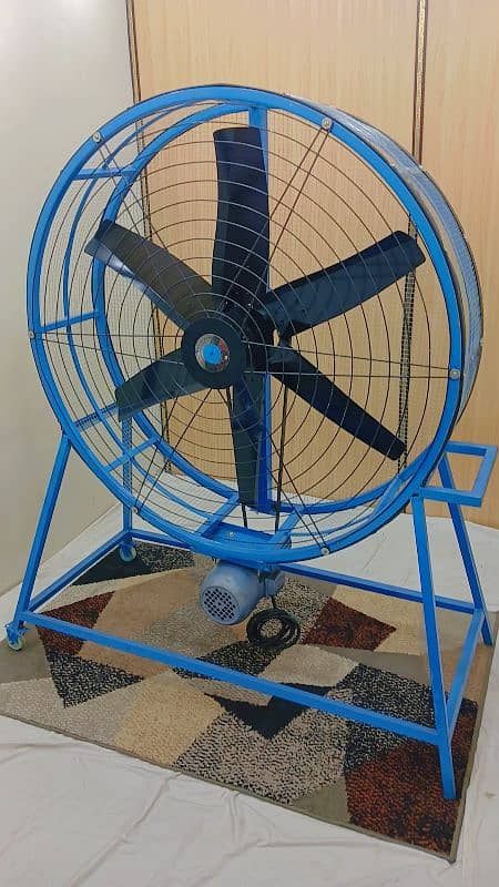 industrial blower exaust fan ventilation pedestal type trolly type big 2