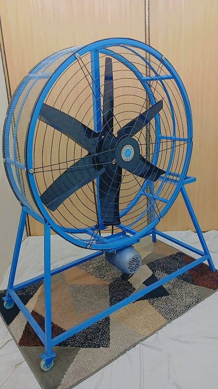 industrial blower exaust fan ventilation pedestal type trolly type big 3