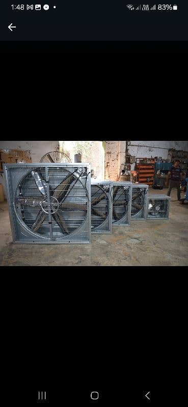 industrial blower exaust fan ventilation pedestal type trolly type big 8