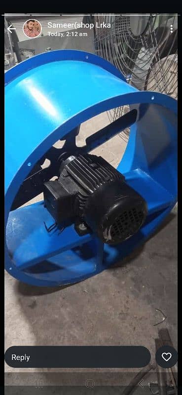 industrial blower exaust fan ventilation pedestal type trolly type big 13