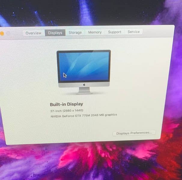 apple I mac 27 2013 late 1