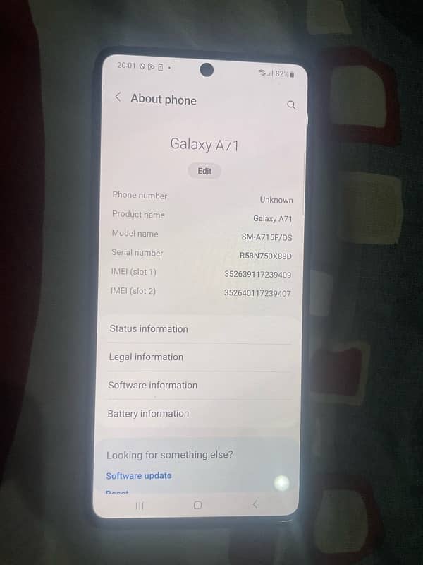 Samsung A71  8/128GB 1