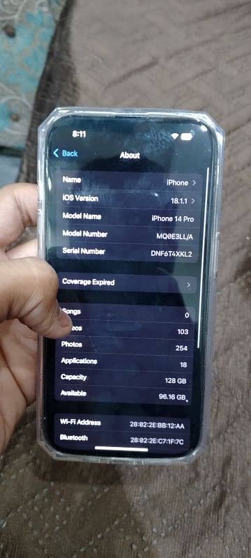 Iphone 14 pro 128gb JV 6