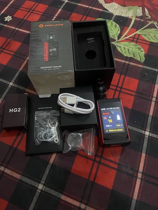 T200 Vape Kit 200 watt Touch Screen With Box 0