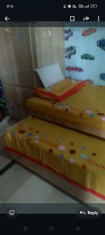 2 Single Beds with Mattresses 8