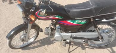 HONDA CD 70 MODEL 2017 karachi number ha