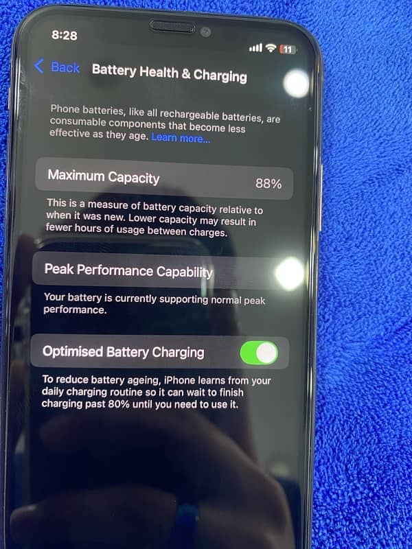 IPHONE XS DUEL PTA APPROVED 64GB 88%BH 7