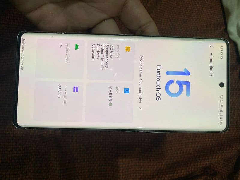 Vivo v 30e 256 GB , 8+8 GB Ram 8