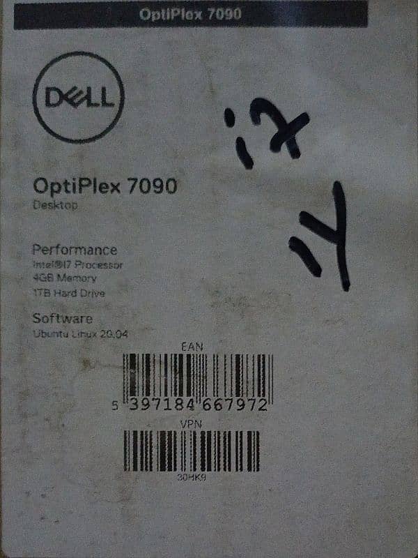 Dell OptiPlex 7090 Desktop brand new box pack 6