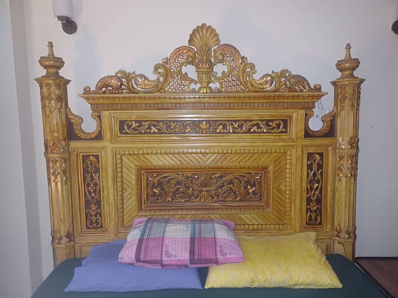 Pure Sheesham super heavy King Size double bed in DHA Phase 5 0