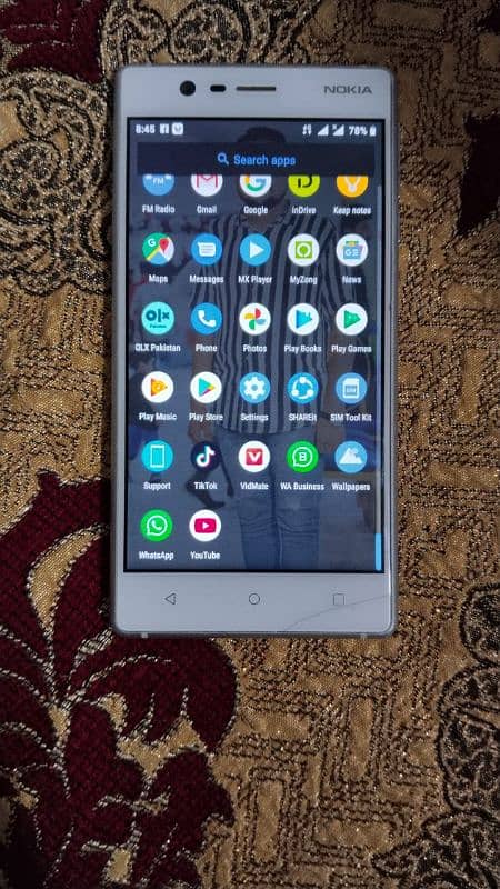 NOKIA 3 All ok hai 2gb ram hai or 16gb memory 4