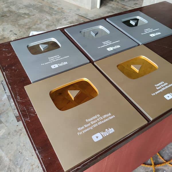 YouTube play buttons available for sale 4