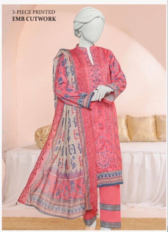 Almeerah embroidery lawn 3pc 2025 8