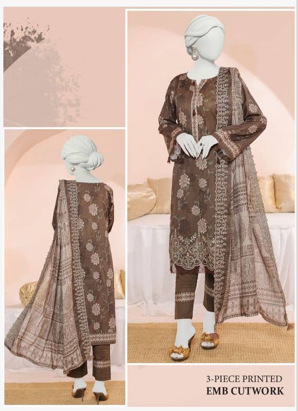 Almeerah embroidery lawn 3pc 2025 9