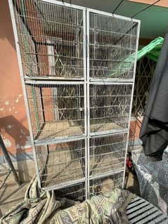 8 portion  heavy cage movable