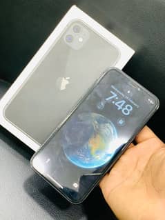 Apple iphone 11 64gb with box contact :03141087501