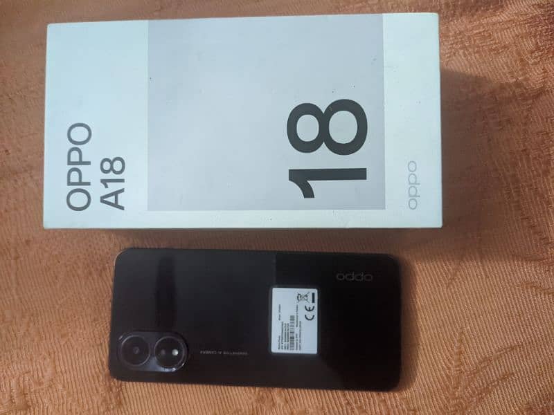 oppo A18.4+4.128gb.   03261967240 what app 0