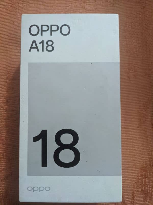 oppo A18.4+4.128gb.   03261967240 what app 1