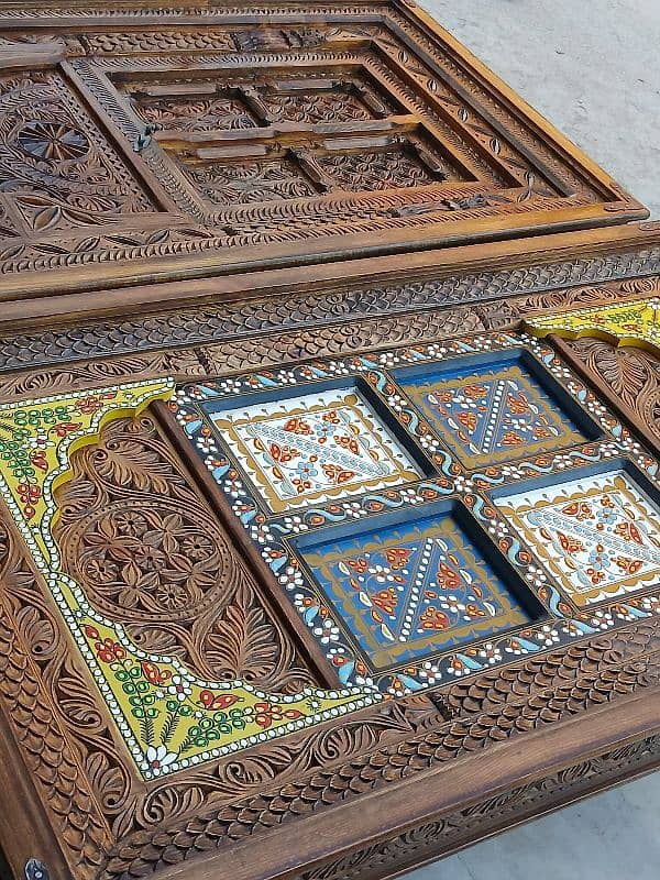 Antique swati design centre table 0