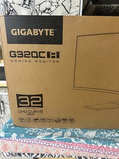 Gaming Monitor GIGABYTE G32QC 32inches 165hz curved VA Panel