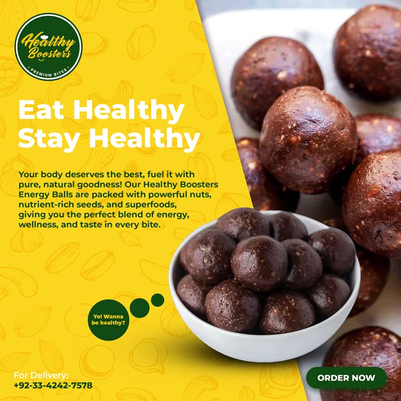 Mix Dry Fruits Energy Balls by HealthyBoosters 1