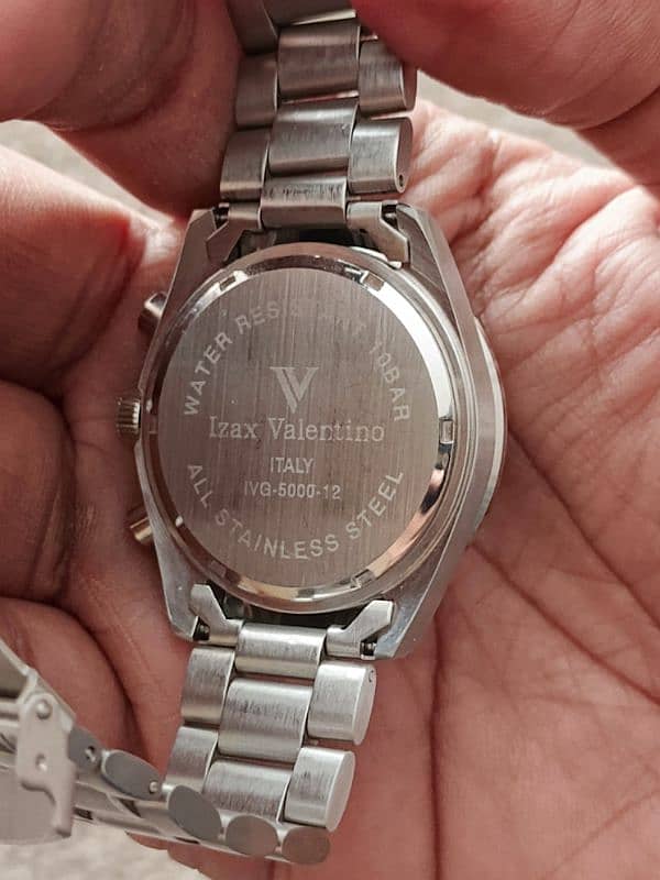 IZAX VALENTINO ITALY CHRONOGRAPH WATCH 5