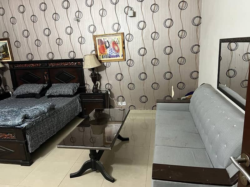 Knaal Lower lock 2bed upper portion fully furnish for rent in dha phase 5 L block 16