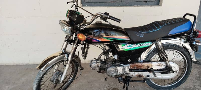 Honda CD 70 urgent sale 2011 model 1