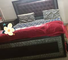 Bed+ dressing+ side table 2 with ortho mattress only 6 month used