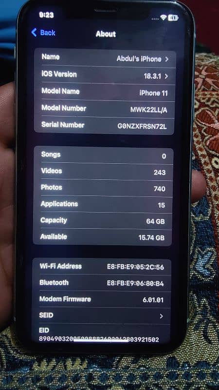 sell iPhone 11 jv 64 3