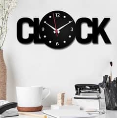 Stylish wall 3d wall clock