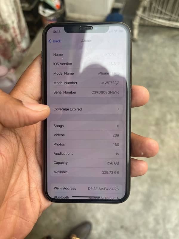 iPhone 11pro 256gb waterpack 88health 03008378822/03073516643 5