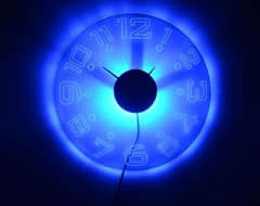 Backlights ball clock Stylish modern acrylic design