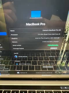 Macbook Pro 2019 Touch bar - Core i5