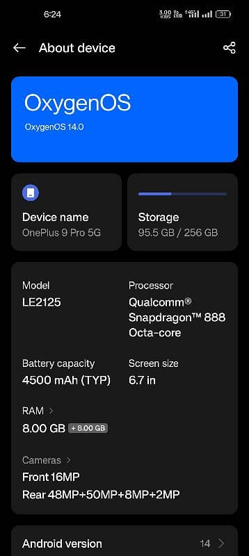 one plus 9 pro 5g 8.256 ha dual SIM 5