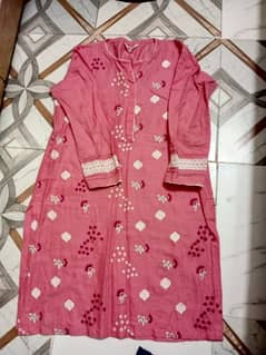 pink color medium  kurti