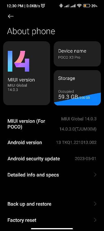 Poco x3 pro 8+3 ram 256 Rom (No Exchange) 7