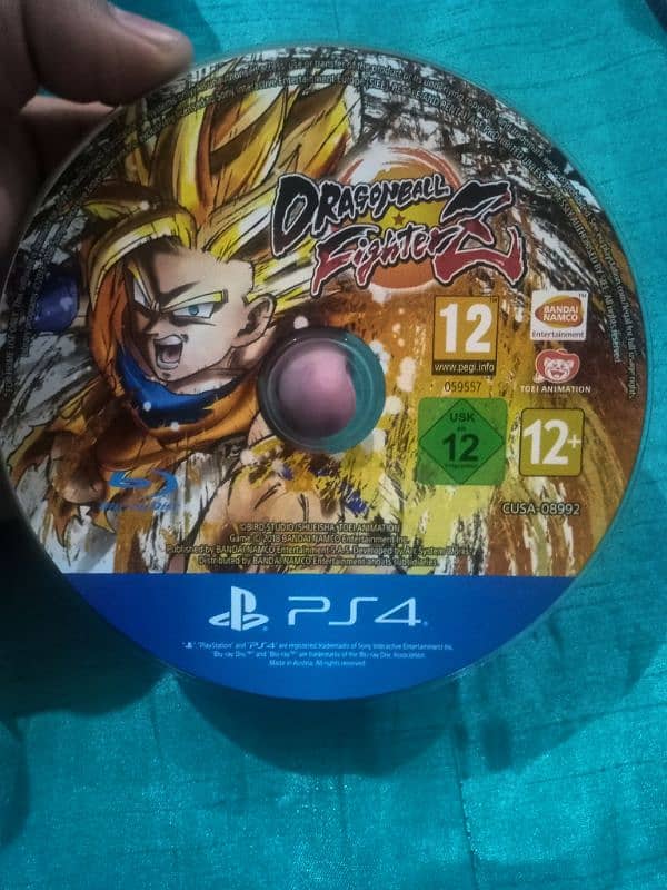 dragon ball fighter z PS4 game scratchles 3