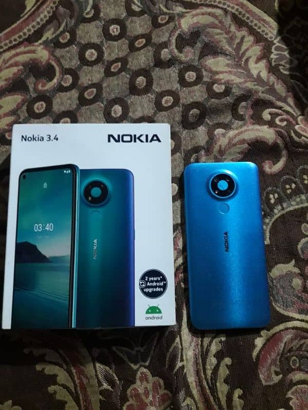 Nokia 3.4 3gb 32gb with box. exchange possible 0