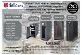 Riello MDT, MHT, Multi Sentry MCT & MST | Industrial UPS |