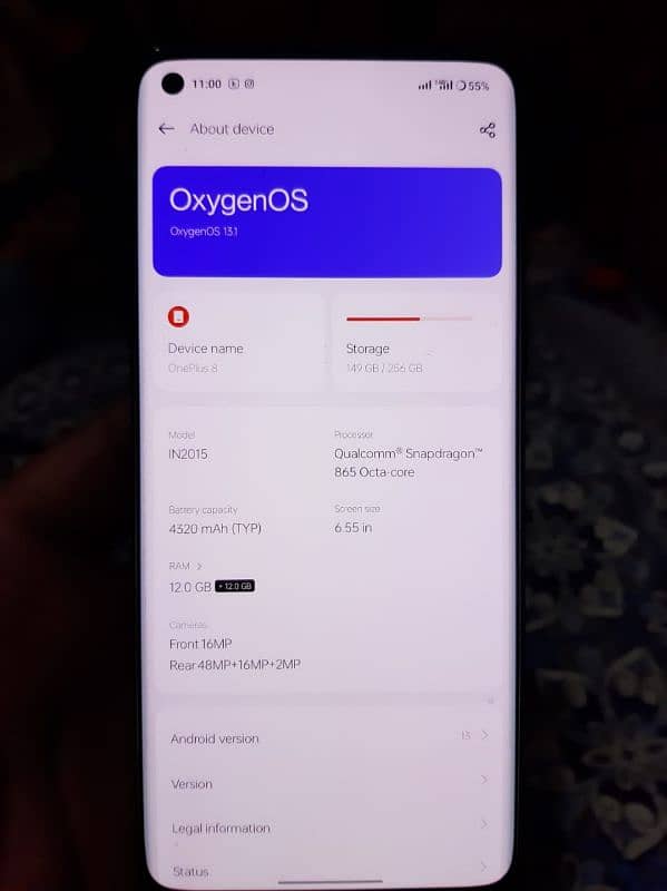 Oneplus 8 12gb 256gb 0