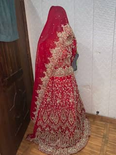 bridal red lehanga