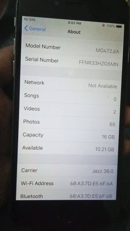 iphone 6 all ok 16 gb 1