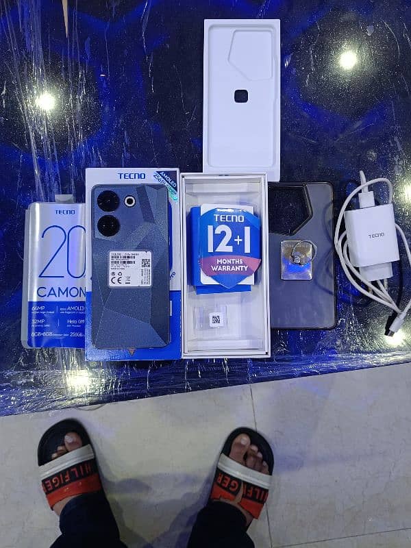 Tecno Camon 20 pro 256/8GB Ram With complete box 15