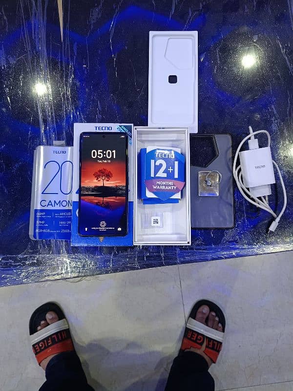 Tecno Camon 20 pro 256/8GB Ram With complete box 0