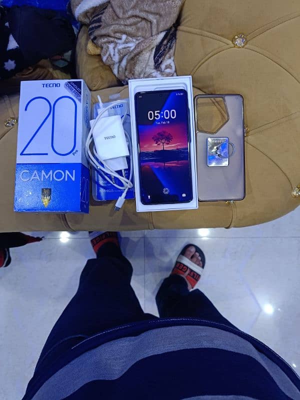 Tecno Camon 20 pro 256/8GB Ram With complete box 8