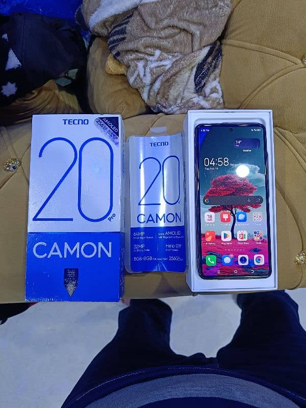 Tecno Camon 20 pro 256/8GB Ram With complete box 14