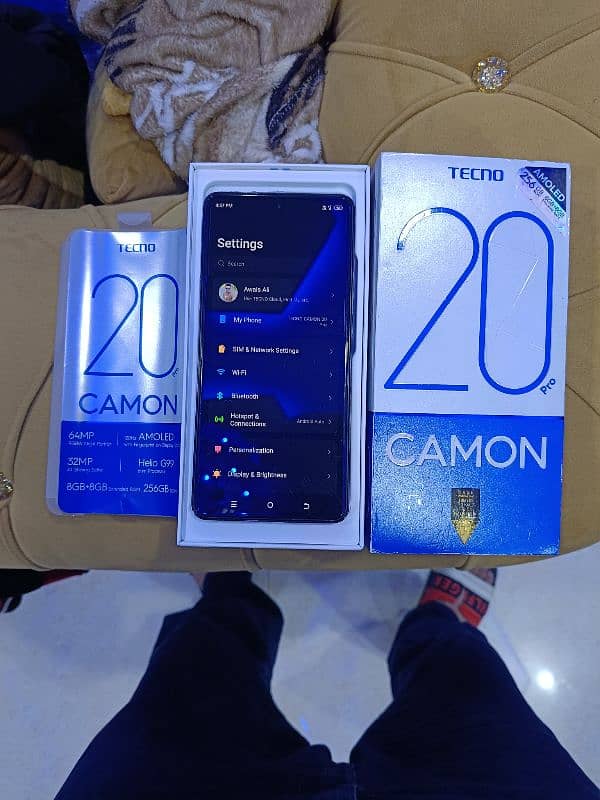 Tecno Camon 20 pro 256/8GB Ram With complete box 11