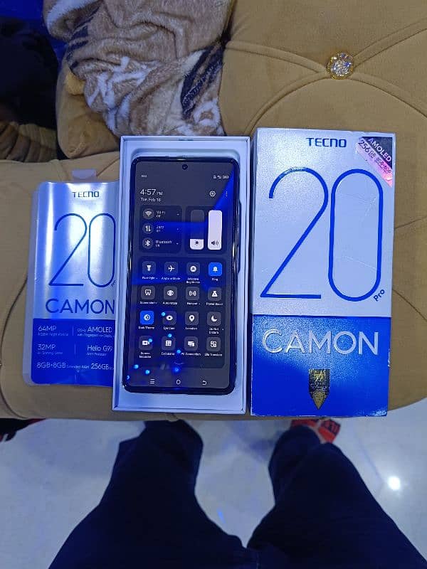 Tecno Camon 20 pro 256/8GB Ram With complete box 5