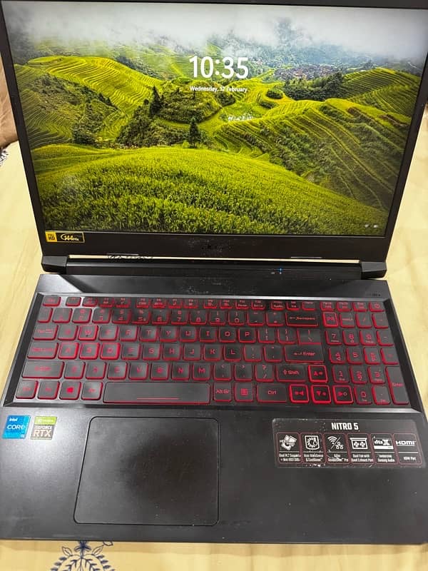 Acer Nitro 5, Gaming Laptop, i5, RTX 3050 Ti, SSD 0